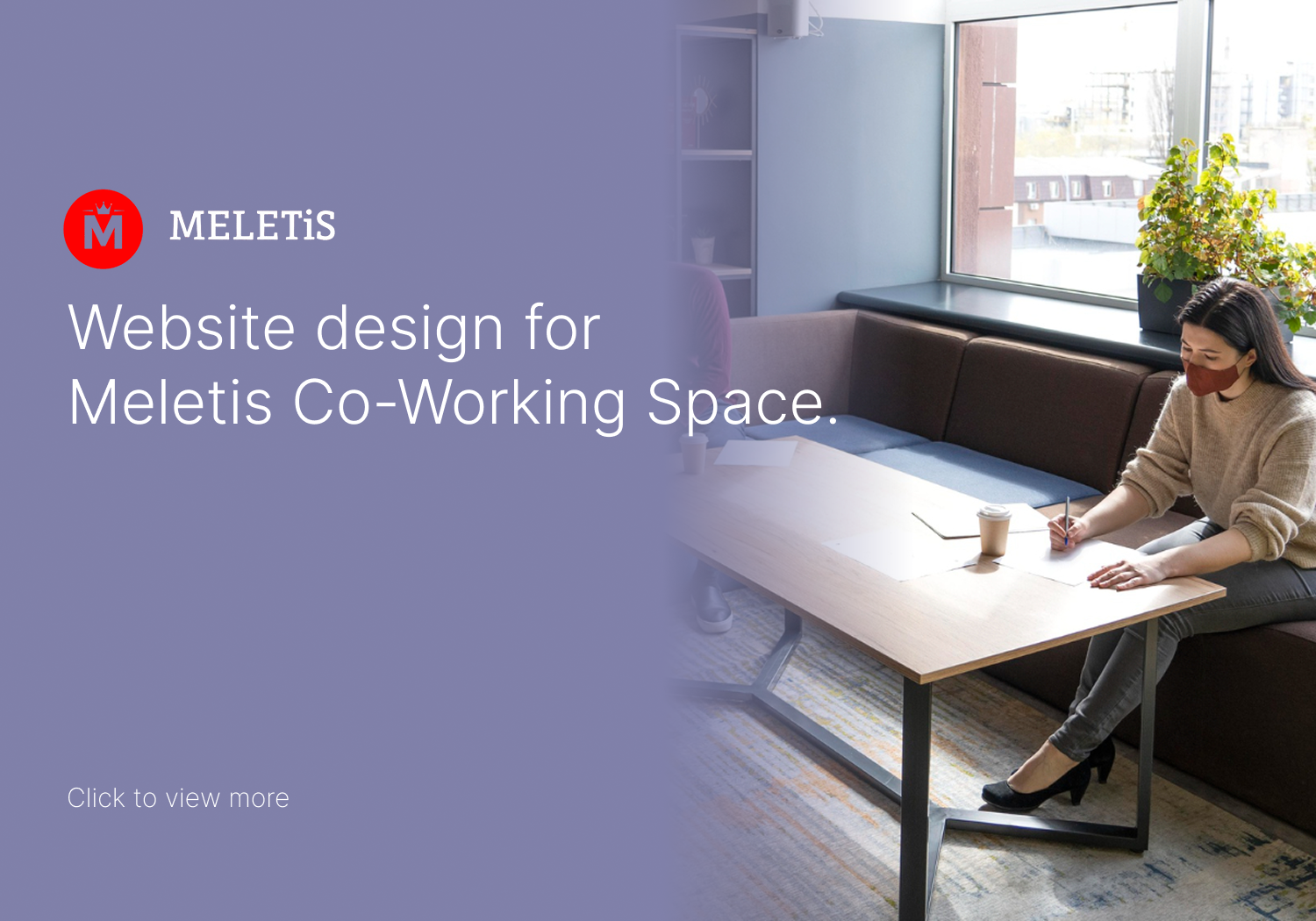 Meletis Co-Working Space Website